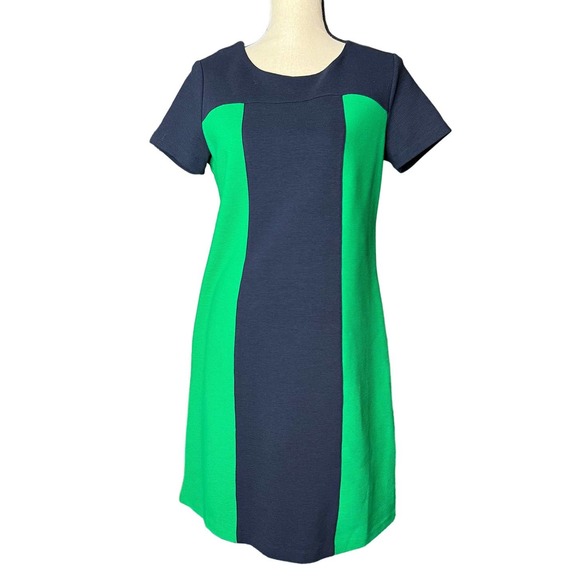 Boden Dresses Boden Lizzie Ottoman Dress Size 8 In Green And Blue